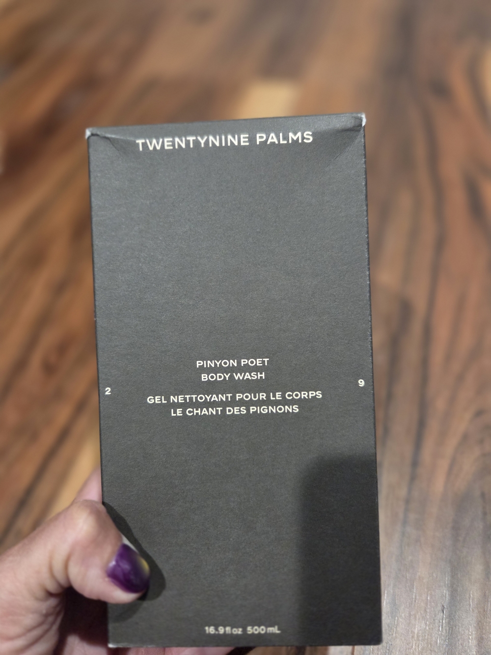 TWENTYNINE PALMS Pinyon Poet Body Wash - Black Packaging